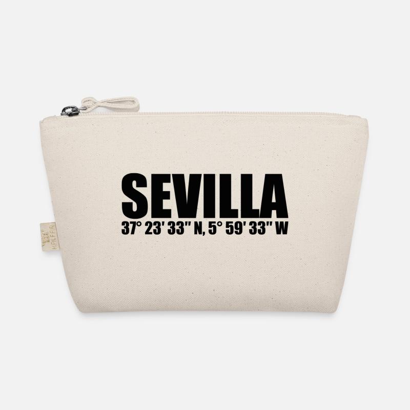 Sevilla Koordinaten - Bio-Täschchen - Natur
