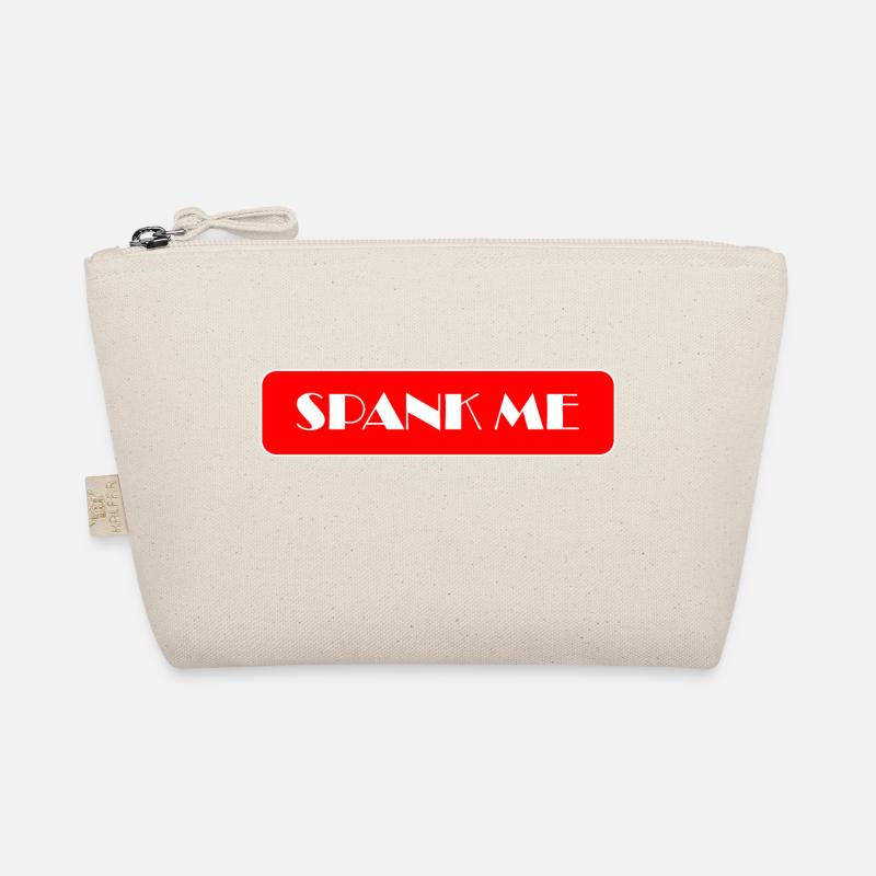 Spank Me bdsm text Organic Pouch