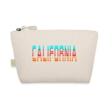 California - orange red blue - Organic Pouch - nature - Front
