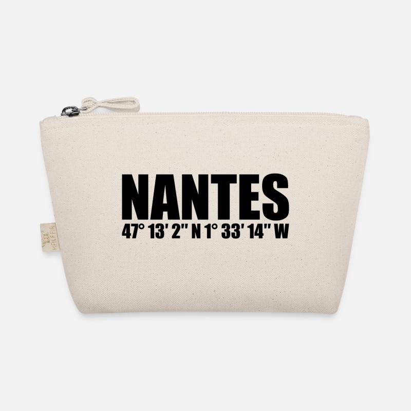 Nantes Coordinates Organic Pouch
