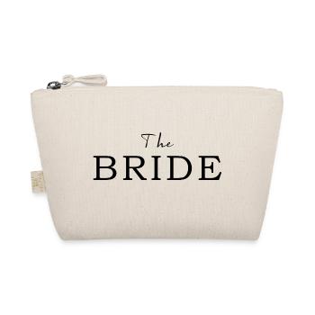 JGA the bride schlicht modern Hochzeit Braut - Bio-Täschchen - Natur - Vorne
