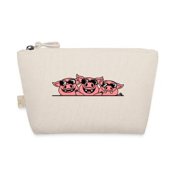 Crew Sunglasses Cool Pigs - Organic Pouch - nature - Front