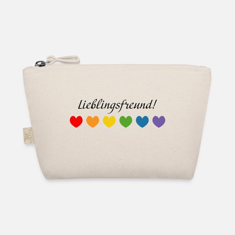 Regenbogenherzchen Lieblingsfreund Bio-Täschchen