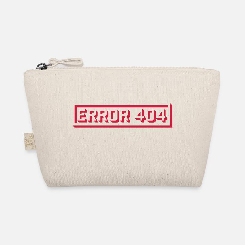 Error 404 Computer Message Organic Pouch