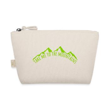 To the mountains quote - Organic Pouch - nature - Front