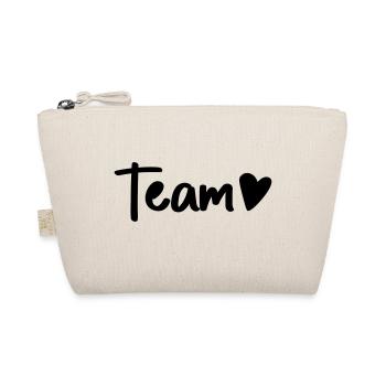 team with heart - Bio-Täschchen - Natur - Vorne