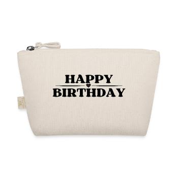 Happy Birthday - Organic Pouch - nature - Front