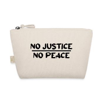 No Justice No Peace - Organic Pouch - nature - Front