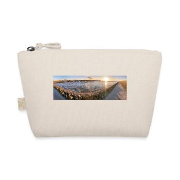 Panorama Sunset Husum - Organic Pouch - nature - Front