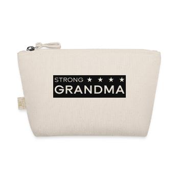 Strong Grandma box black - Organic Pouch - nature - Front
