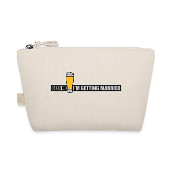 Beer Me Getting Married - Organic Pouch - nature - Front