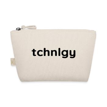 Technologie: Das Statement für Technik Fans - Bio-Täschchen - Natur - Vorne