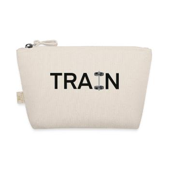 Bodybuilding workout - Organic Pouch - nature - Front