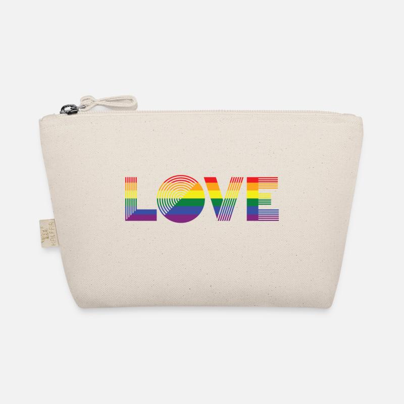 DRAPEAU LOVE Pride - Trousse biologique - nature