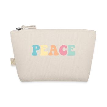 Peace Vintage für Friedensliebhaber - Bio-Täschchen - Natur - Vorne