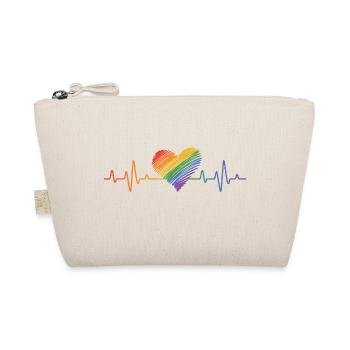 Equality Gay Pride Lgbtq Rainbow Transgender Bisex - Bio-Täschchen - Natur - Vorne