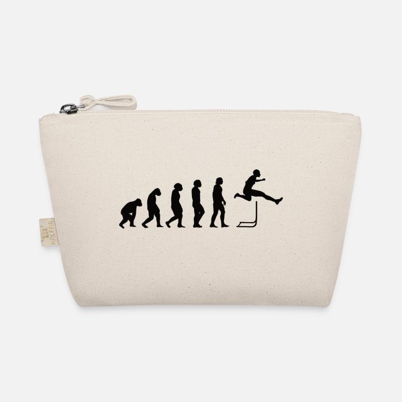 Hürdenlauf Leichtathletik Evolution Hürdenläufer Bio-Täschchen
