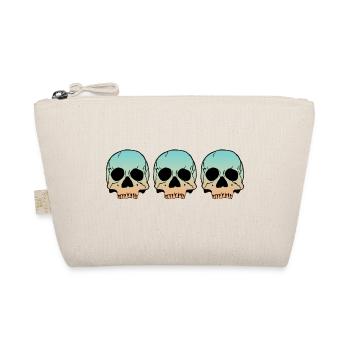 3 Skulls - Bio-Täschchen - Natur - Vorne