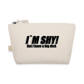 ImShy but i have a big dick - Bio-Täschchen - Natur - Vorne