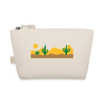 Landscape Desert Silhouette Skyline - Organic Pouch - nature - Front