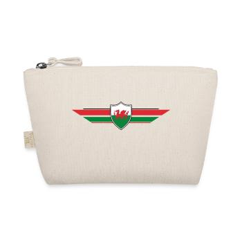 Wales Fan Weltmeisterschaft - Bio-Täschchen - Natur - Vorne