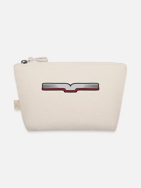 Open book Pages open - Organic Pouch - nature - Front