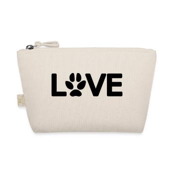 Love Dog Paw 1 Vector - Organic Pouch - nature - Front