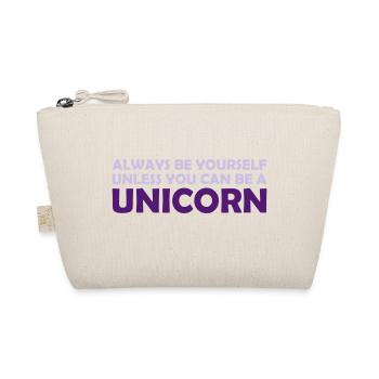 you can be unicorn - Bio-Täschchen - Natur - Vorne