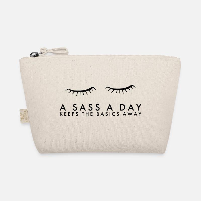 A sass a day... - Organic Pouch - nature
