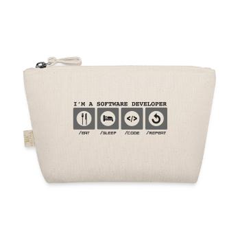 Je suis développeur de logiciels - Softwareentwicklerin - Trousse biologique - nature - Devant