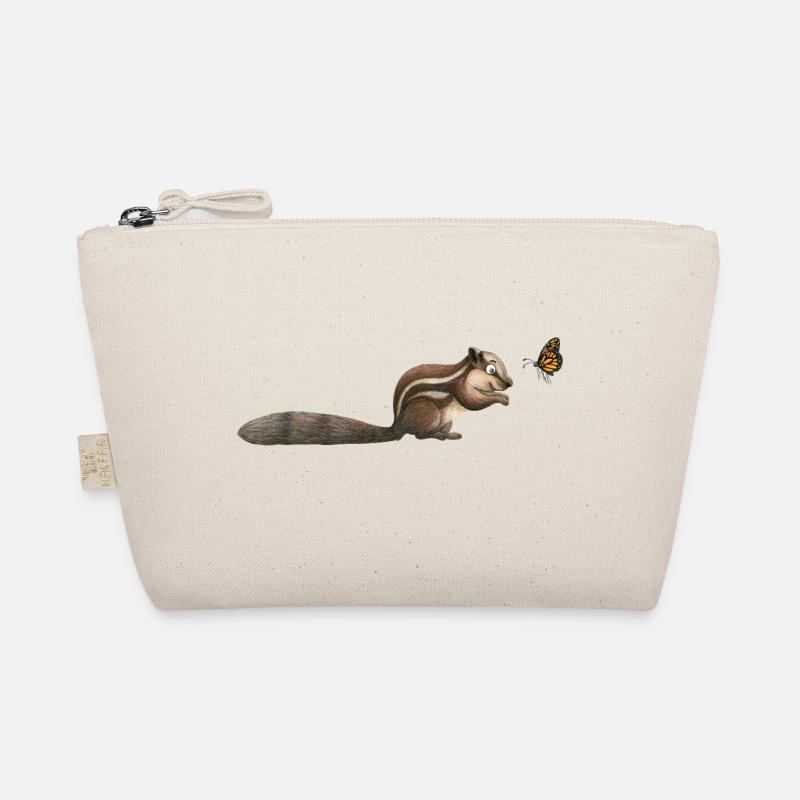 kleines Streifenhörnchen Bio-Täschchen