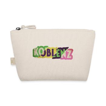 Koblenz Germany City Font Punk Retro - Organic Pouch - nature - Front