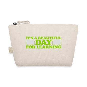 beautiful day for learning - Organic Pouch - nature - Front