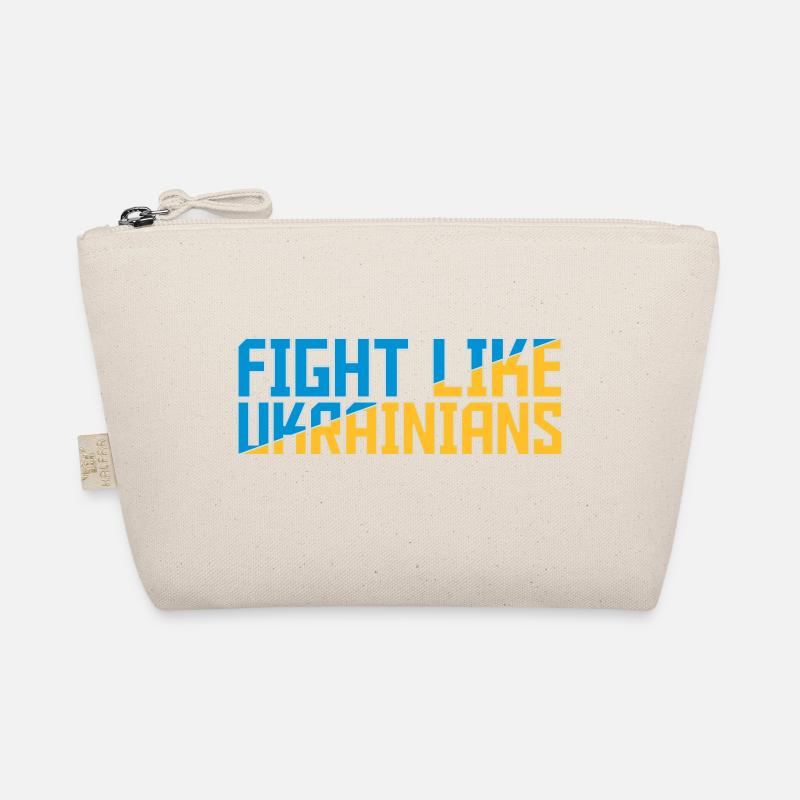 fight like ukrainians Zitat Bio-Täschchen