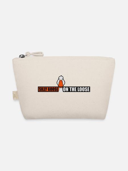 goose on the loose - Bio-Täschchen - Natur - Vorne