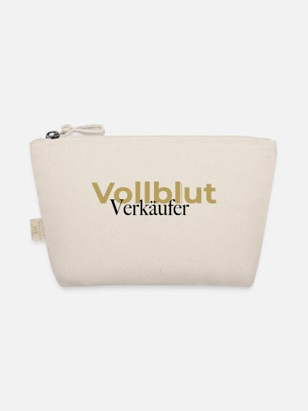 Vollblut Verkäufer Spruch - Bio-Täschchen - Natur