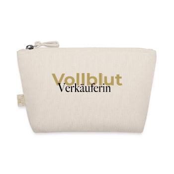 Vollblut Verkäuferin Spruch - Bio-Täschchen - Natur - Vorne
