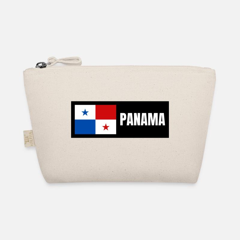Panama Flagge - Bio-Täschchen - Natur