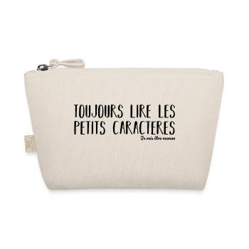 Annonce naissance humour future maman cadeau - Trousse biologique - nature - Devant