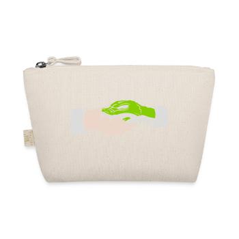 Greeting Handshake Snake Bites - Organic Pouch - nature - Front