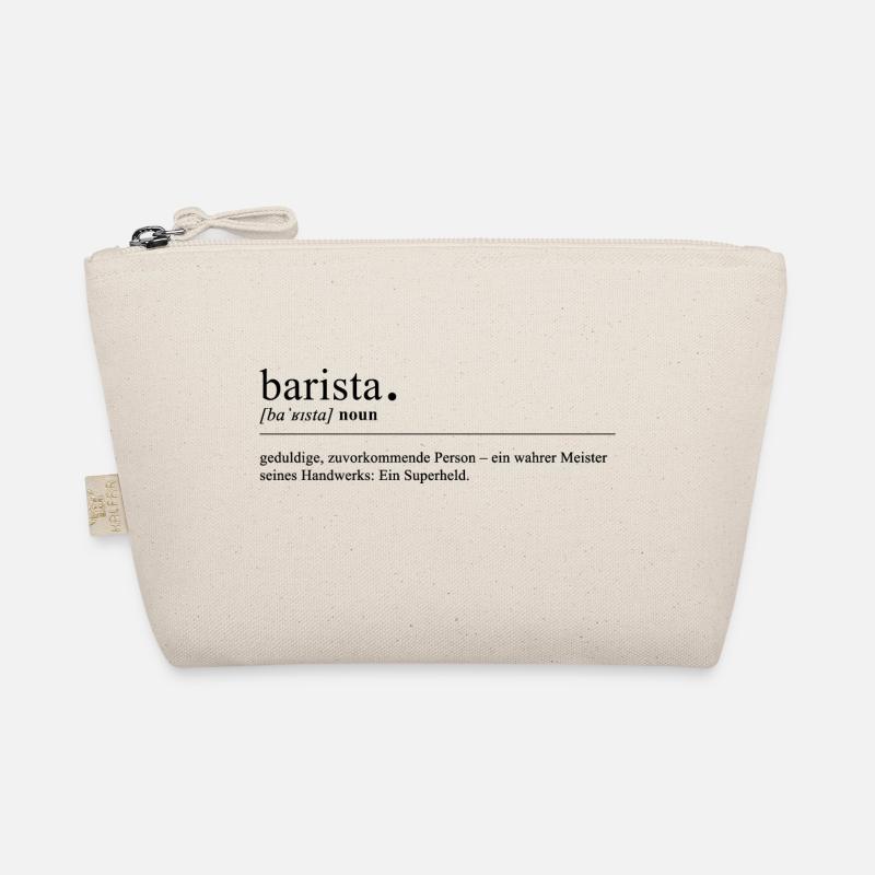 Barista - Ein Beruf für wahre Superhelden - Bio-Täschchen - Natur