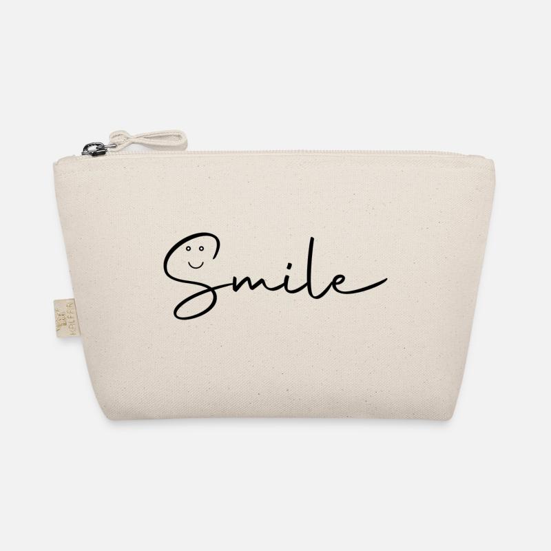 smile script Organic Pouch