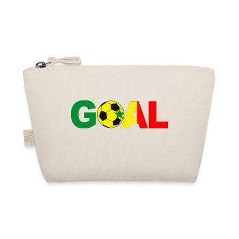 Fußball Senegal Tor - Bio-Täschchen - Natur - Vorne