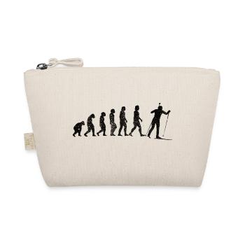 Skiers Cross-country skiing Winter sports Skiing - Organic Pouch - nature - Front