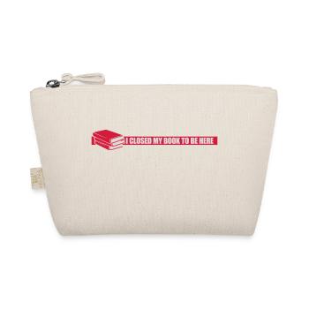 I closed my book - Organic Pouch - nature - Front