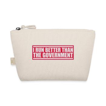 run better than government - Bio-Täschchen - Natur - Vorne