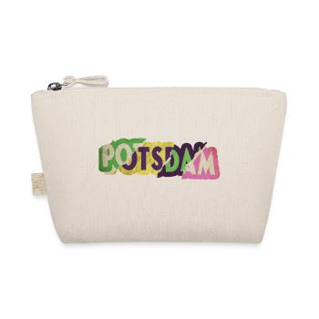 Potsdam Germany City Font Punk Retro - Organic Pouch - nature - Front