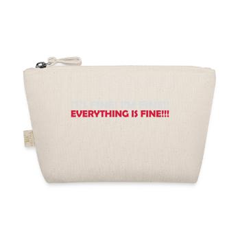 everything is fine Zitat - Bio-Täschchen - Natur - Vorne