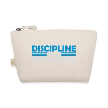 discipline over motivation Zitat - Bio-Täschchen - Natur - Vorne