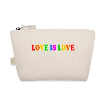Love is love - Organic Pouch - nature - Front